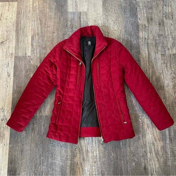 Bogner Jackets & Blazers - RARE Bogner x Goan Thylmann Red Wool Down Ski Jacket Size 4
